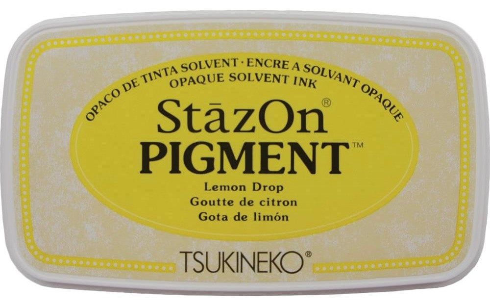Tsukineko StazOn Pigment Lemon Drop Ink Pad